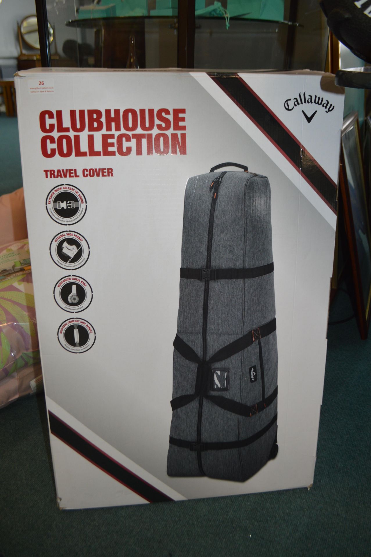 *Calloway Clubhouse Collection Golf Bag Travel Cover