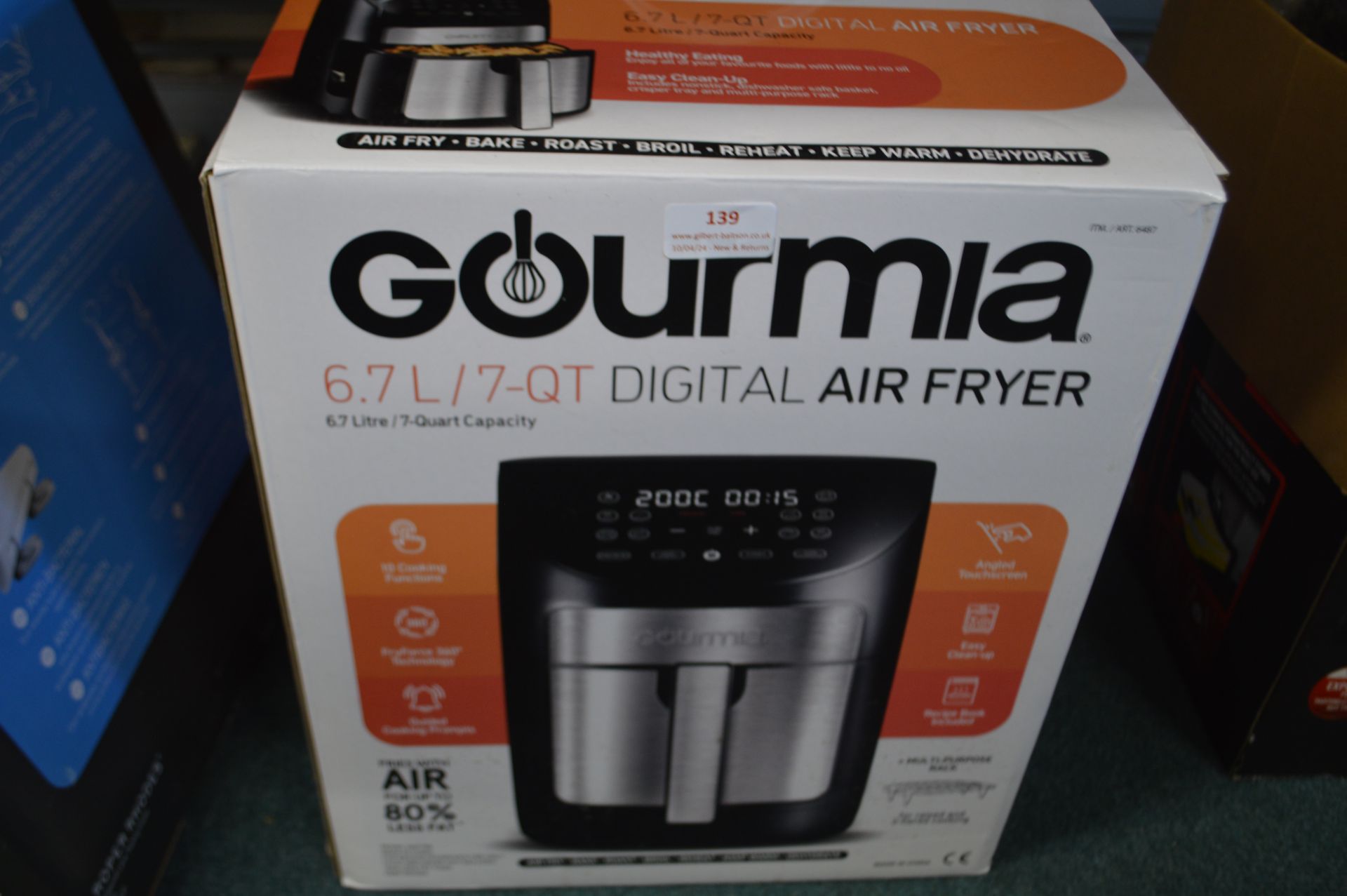 *Gourmia 6.7L Digital Air Fryer