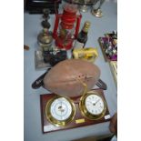 Barometer and Thermometer, Rugby Ball, Lantern, et