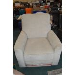 *True Innovations Fabric Swivel Glider Recliner