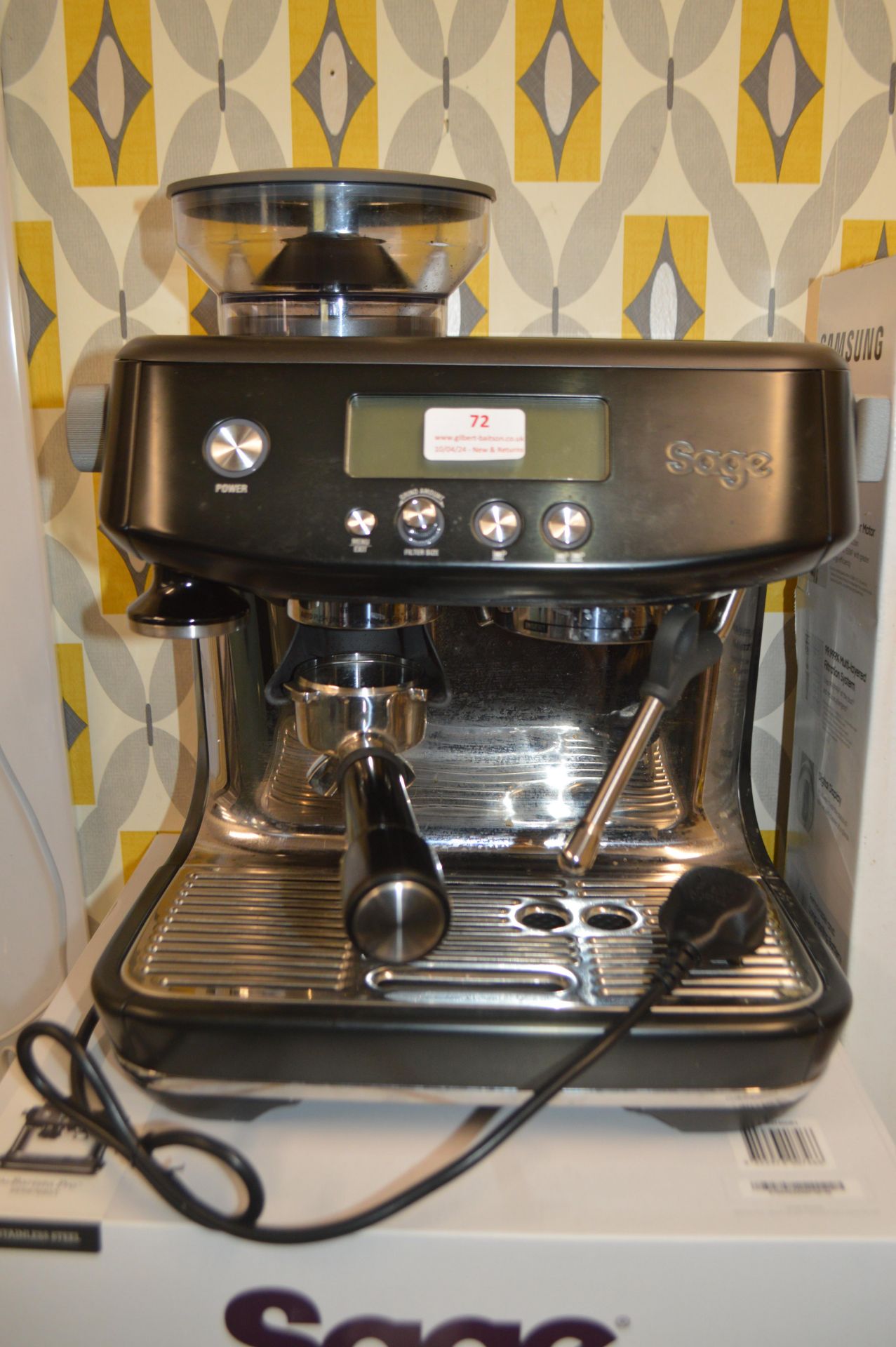 *Sage Barista Pro Bean-to-Cup Coffee Machine