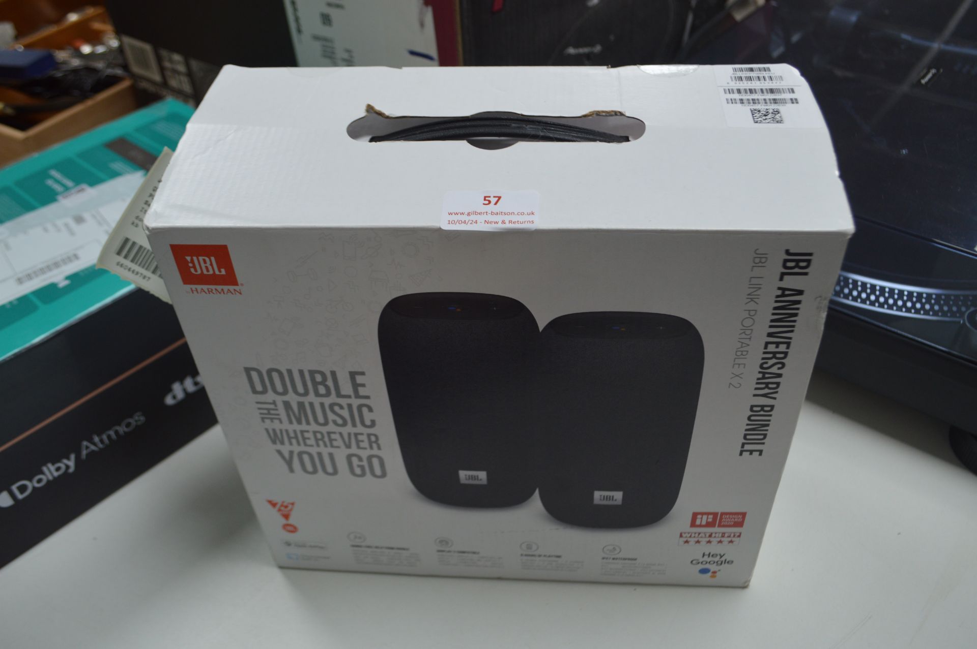 *JBL Twin Bluetooth Speaker Bundle