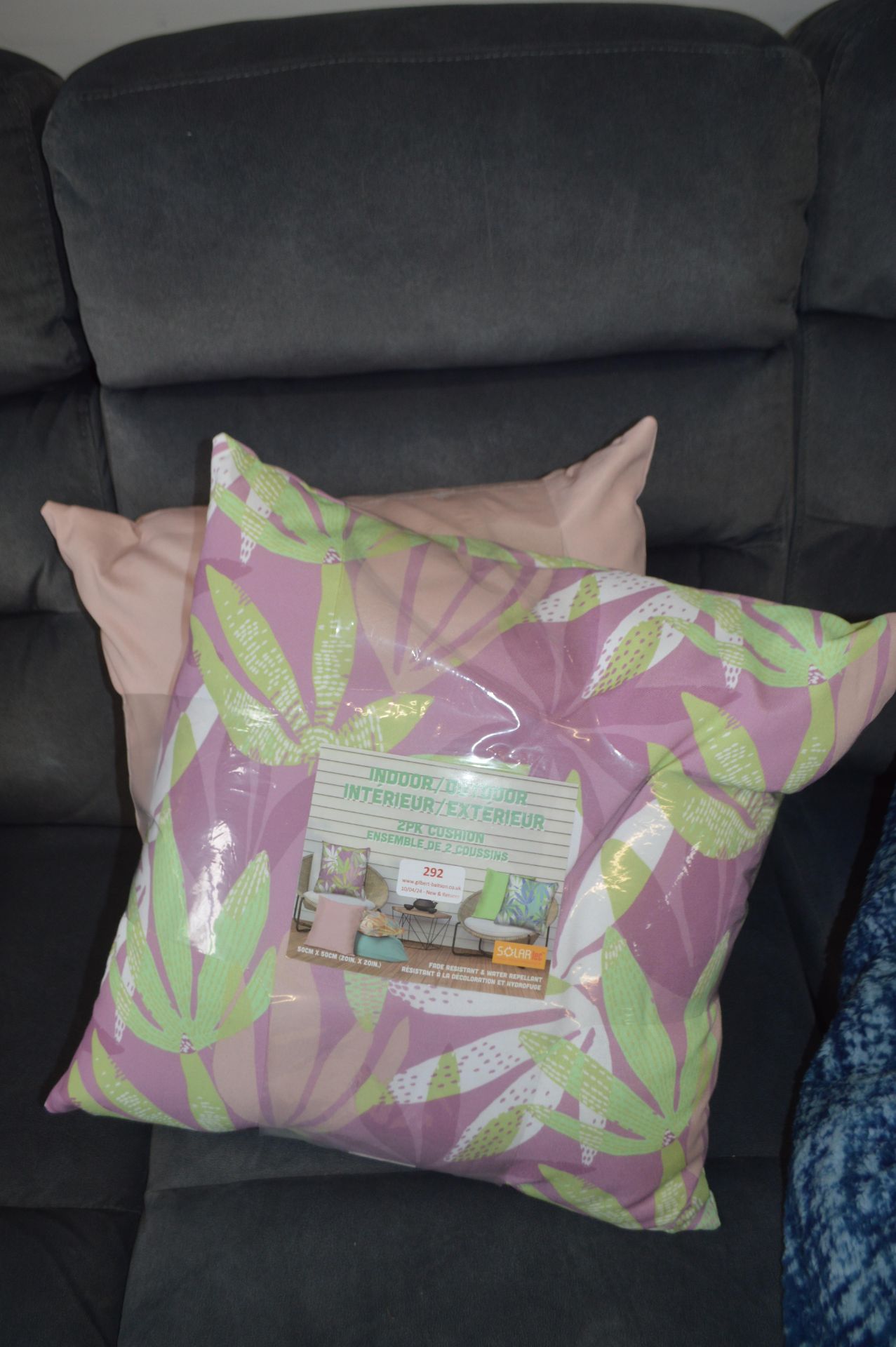 *Two Solar Tech Indoor/Outdoor Cushions