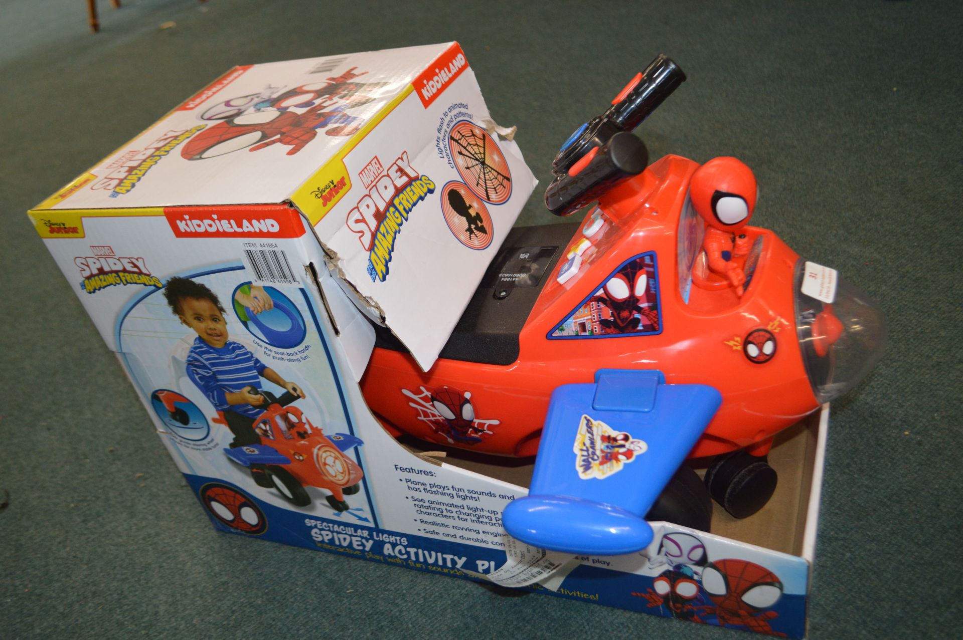 *Kiddie Land Marvel Spidey Ride-ON LED Buggy - Image 2 of 2