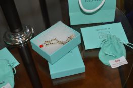 Tiffany Style Silver Heart Bracelet