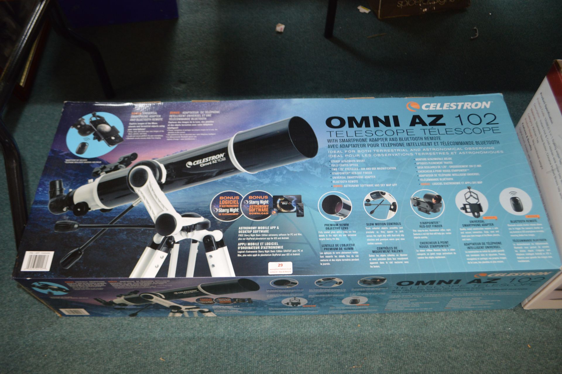 *Celestron Omni AZ102 Telescope