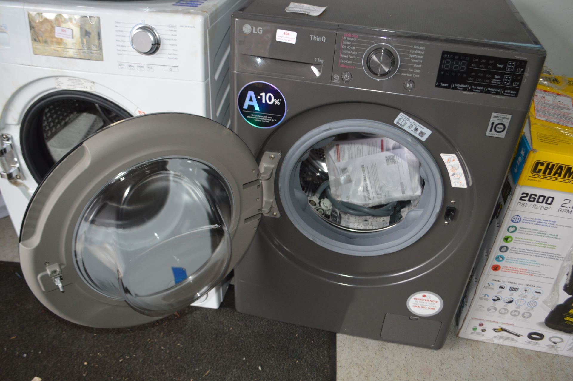 *LG ThinQ 11kg Washing Machine - Image 2 of 2