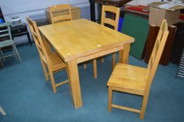 Dining Table and Four matching Chairs