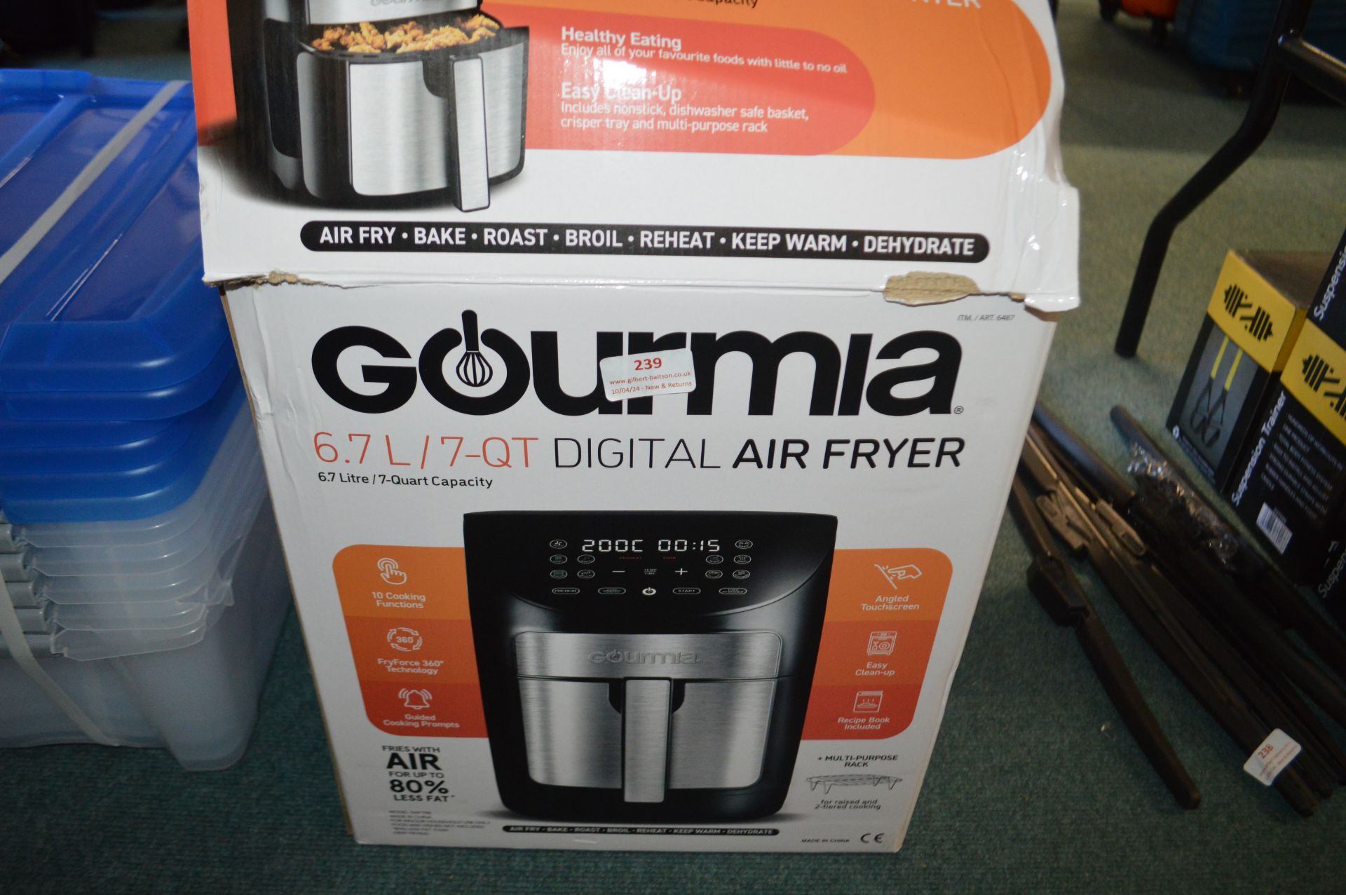 *Gourmia 6.7L Digital Air Fryer