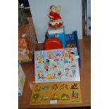 Vintage Toys Including Magic Roundabout Character