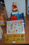 Vintage Toys Including Magic Roundabout Character