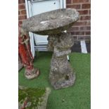 Concrete Garden Birdbath