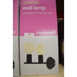 *Four Black Wall Lamps