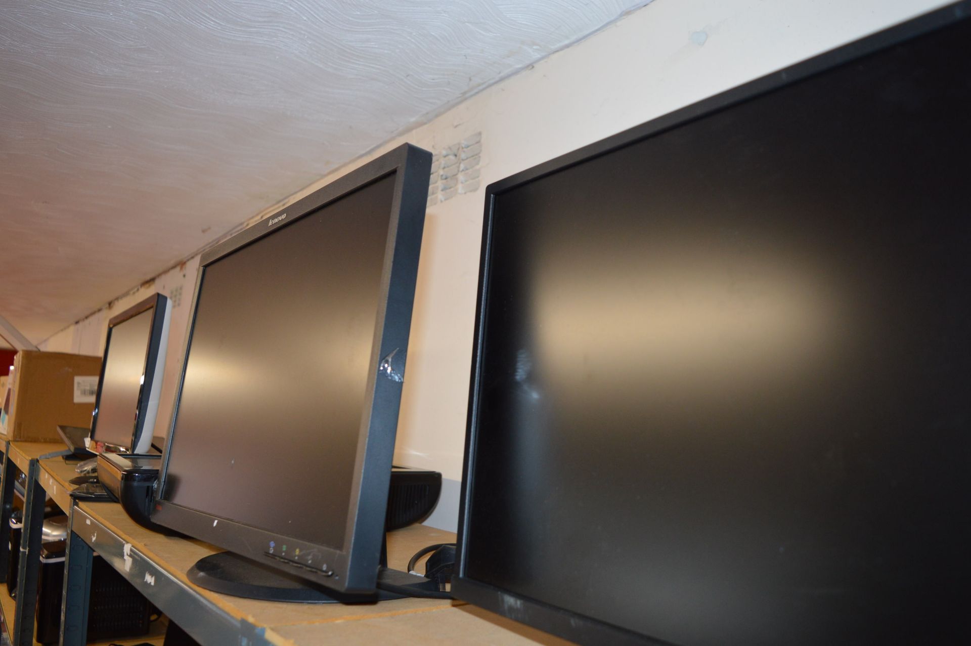 *Five Assorted Monitors Including Asus, Dell, Lenovo, etc. - Image 3 of 3