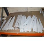 *Quantity of Assorted White Shelving Brackets