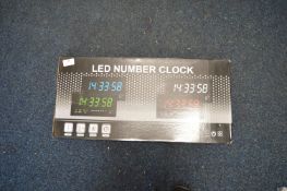 *LED Number Clock