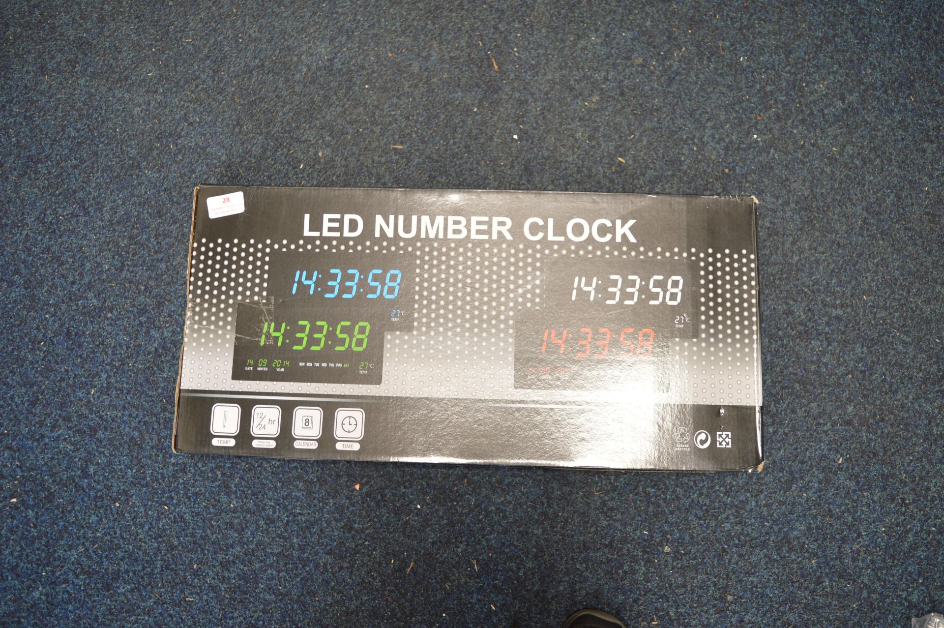 *LED Number Clock