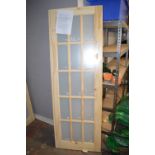 *15 Lite Knotty Pine Obscure Glazed Internal Door 78”x27”
