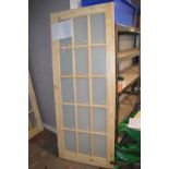 *15 Lite Knotty Pine Obscure Glazed Internal Door 80”x32”