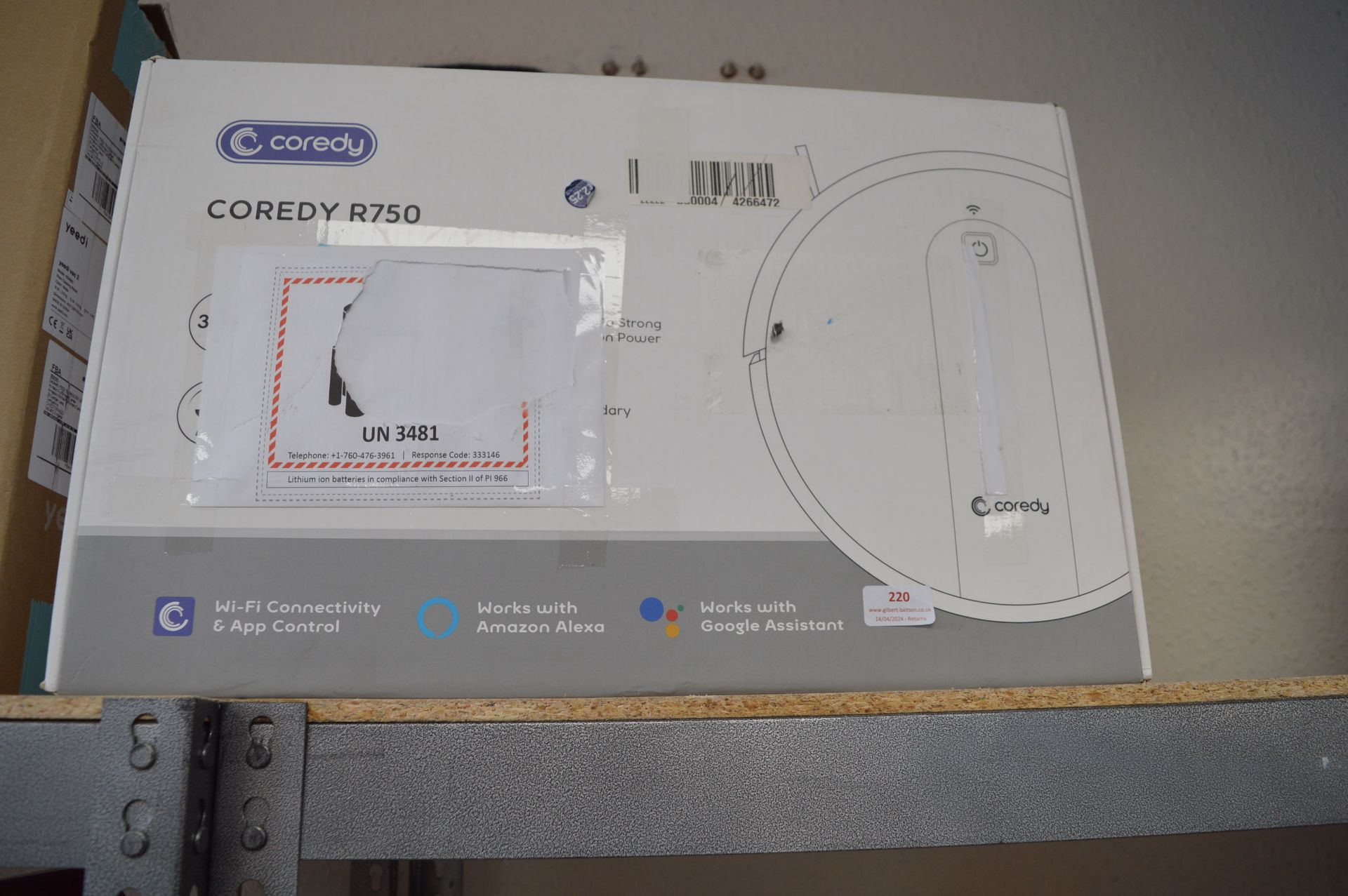 *Coredy R750 Robot Vacuum Cleaner