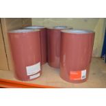 *Twelve Dark Red Tube Lampshades