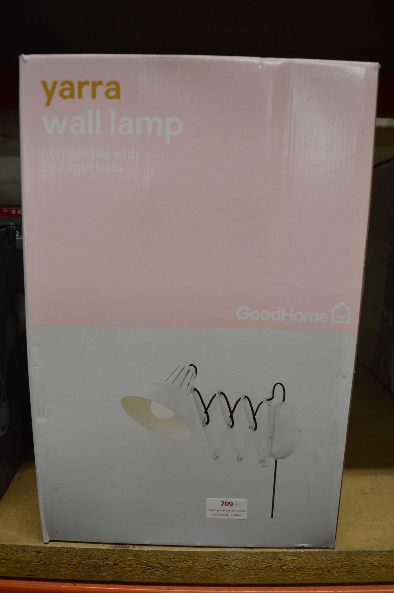 *Two White Wall Lamps