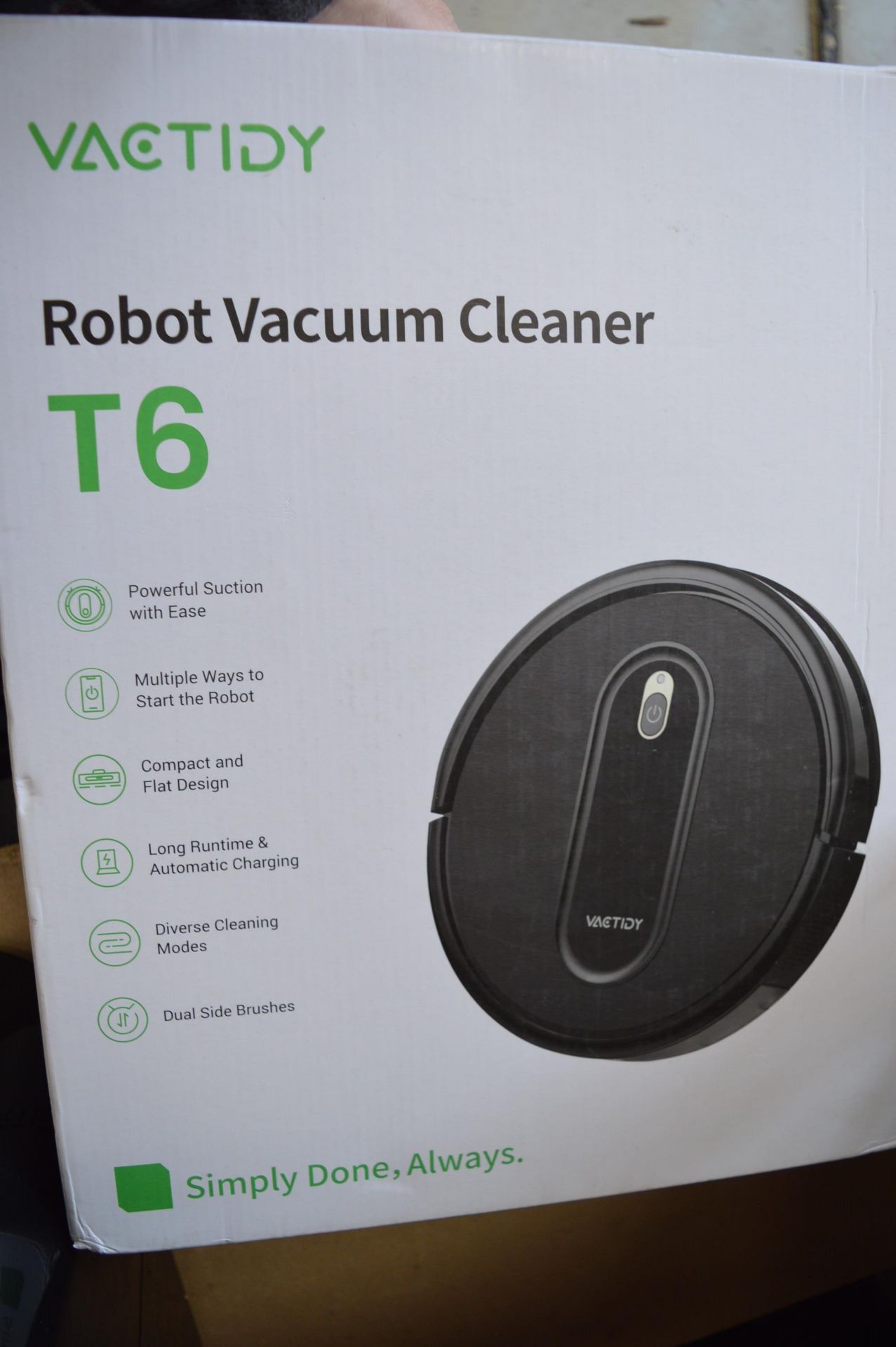 *Vac Tidy T6 Robot Vacuum Cleaner