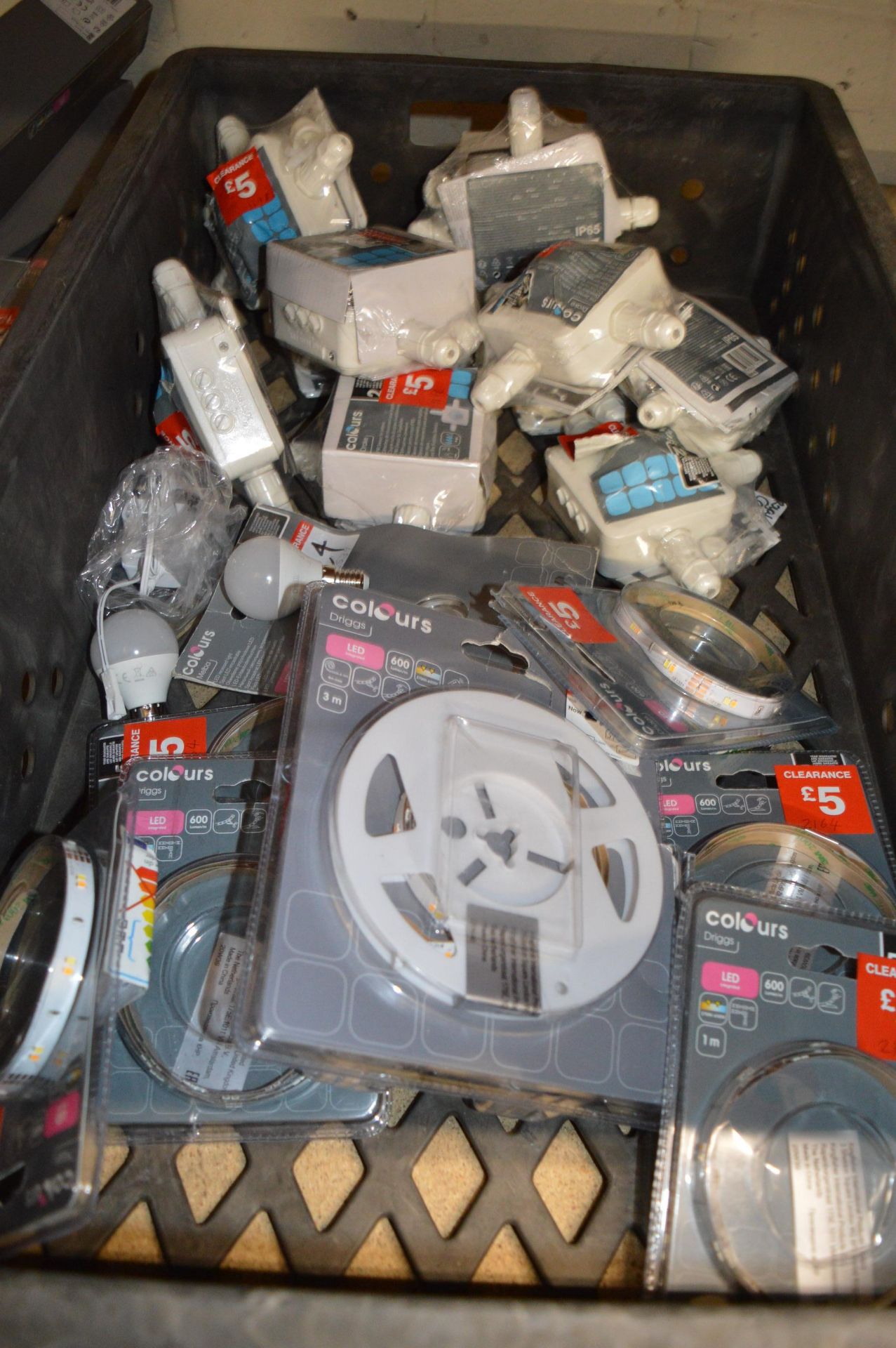 *Box of Assorted LED Strip Lights