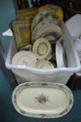 Assorted Pottery, Placemats, etc.