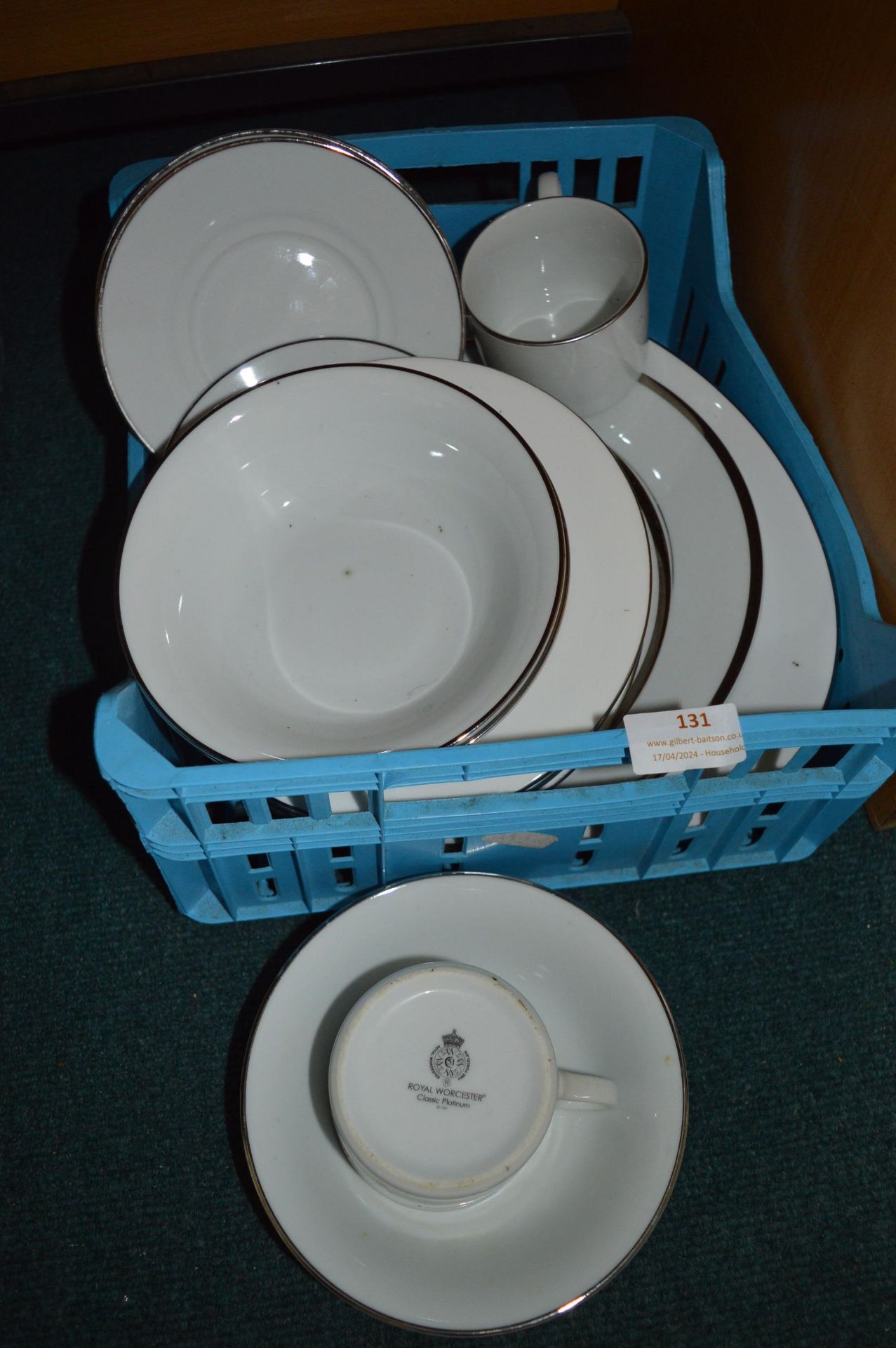 Royal Worcester Classic Platinum Tableware