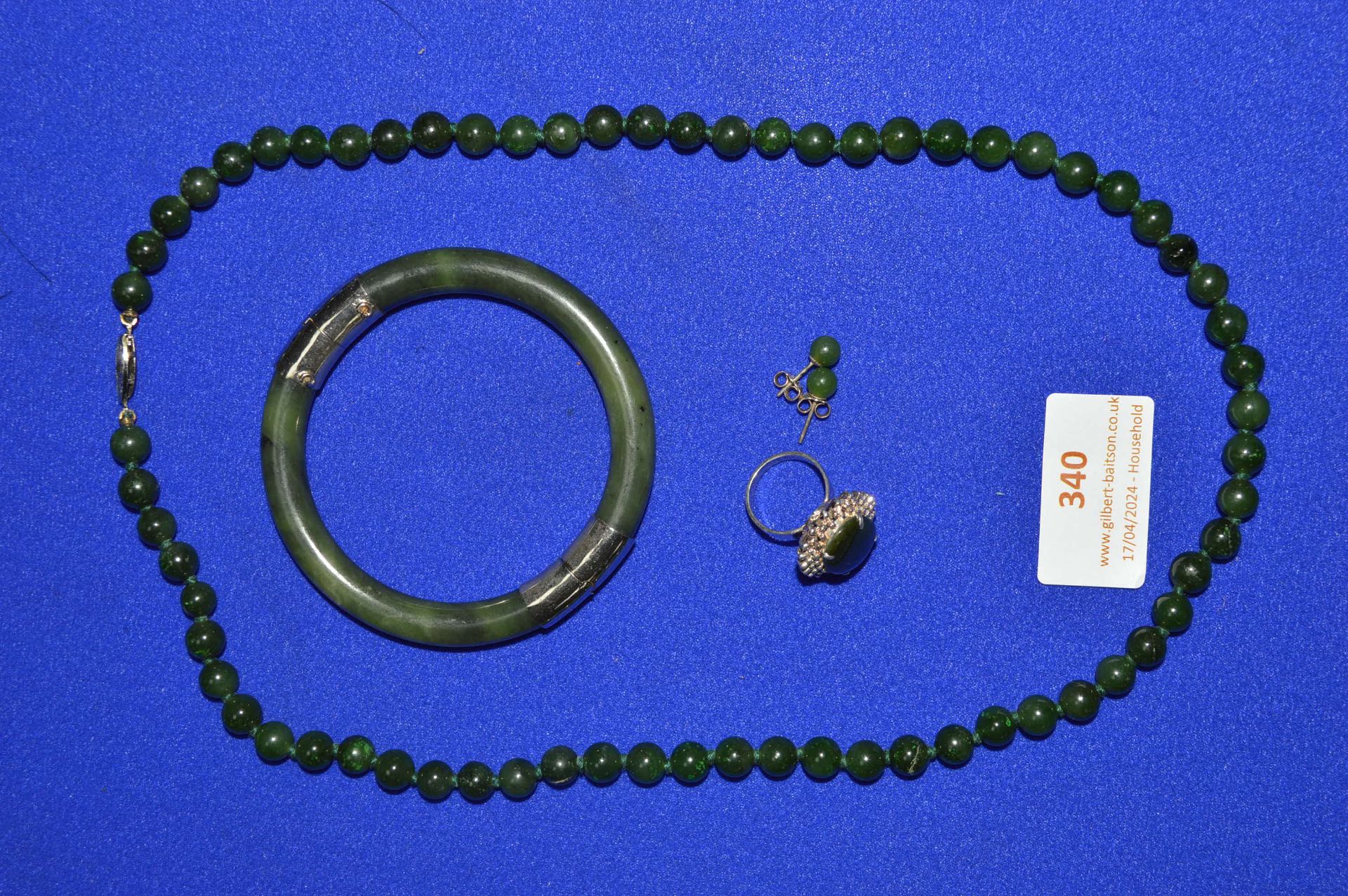 4pc Jade Jewellery Set