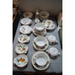 Royal Worcester Evesham Ware Dishes, Soup Bowls, e