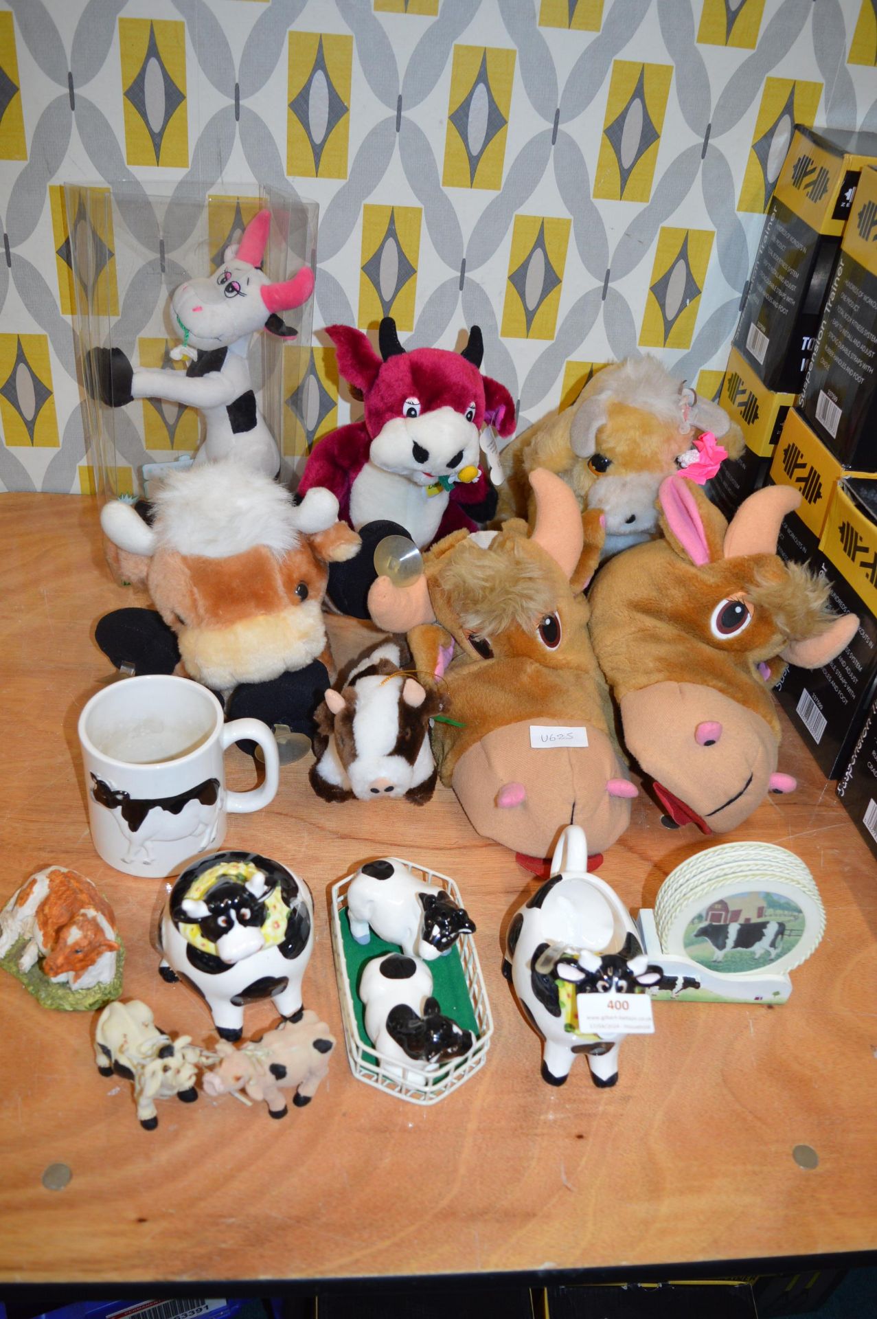 Cow Ornaments and Soft Toys etc.