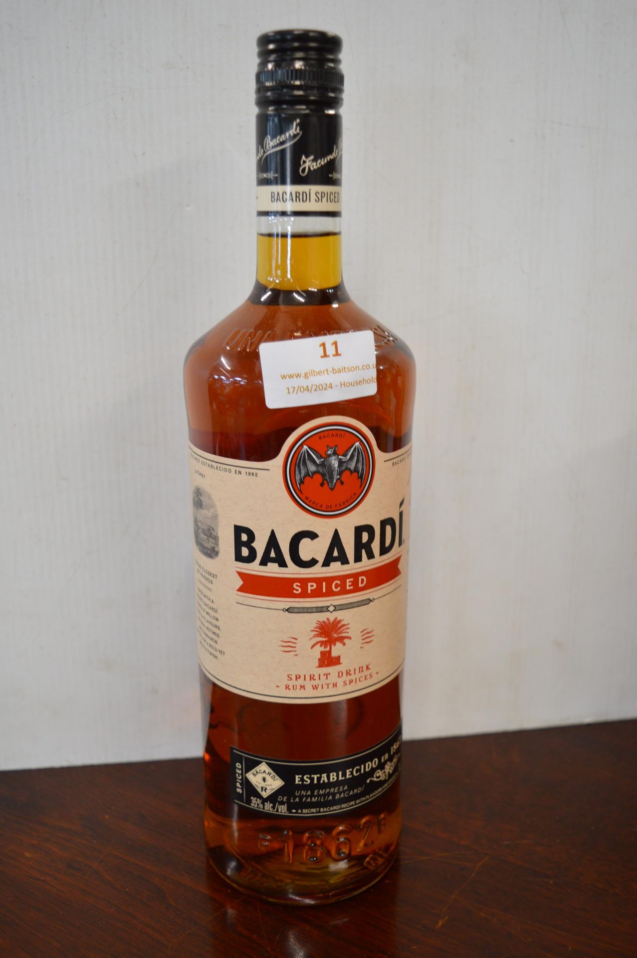 Bacardi Spiced Rum 1L