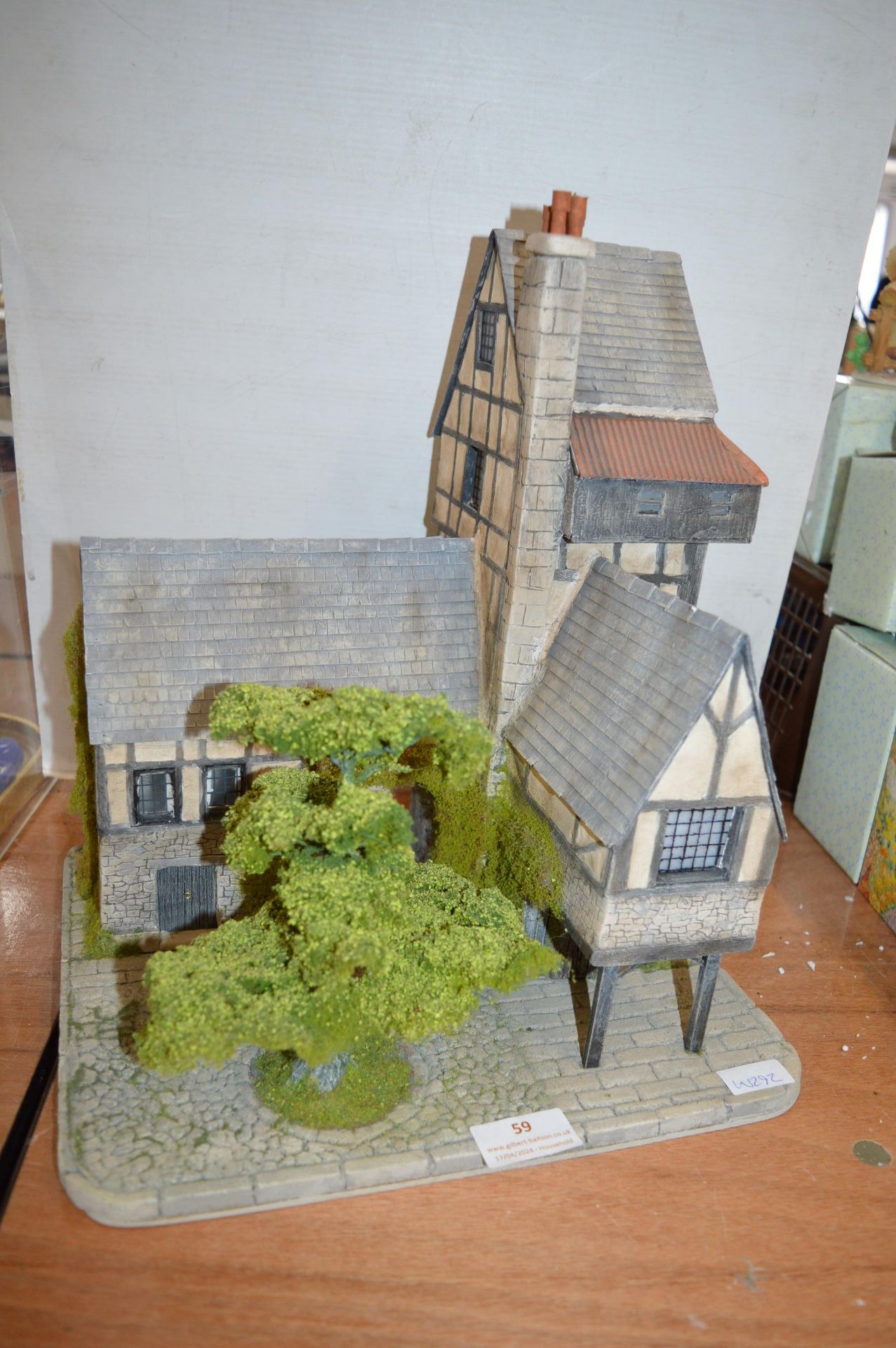 Scratch Built Model Medieval Gatehouse