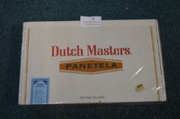Unopened Box of 50 Dutch Masters Panatella Vintage
