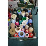 Spools of Assorted Thread and Yarn