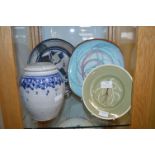 Studio Pottery Plates, Vase, and a Suzy Cooper Pla