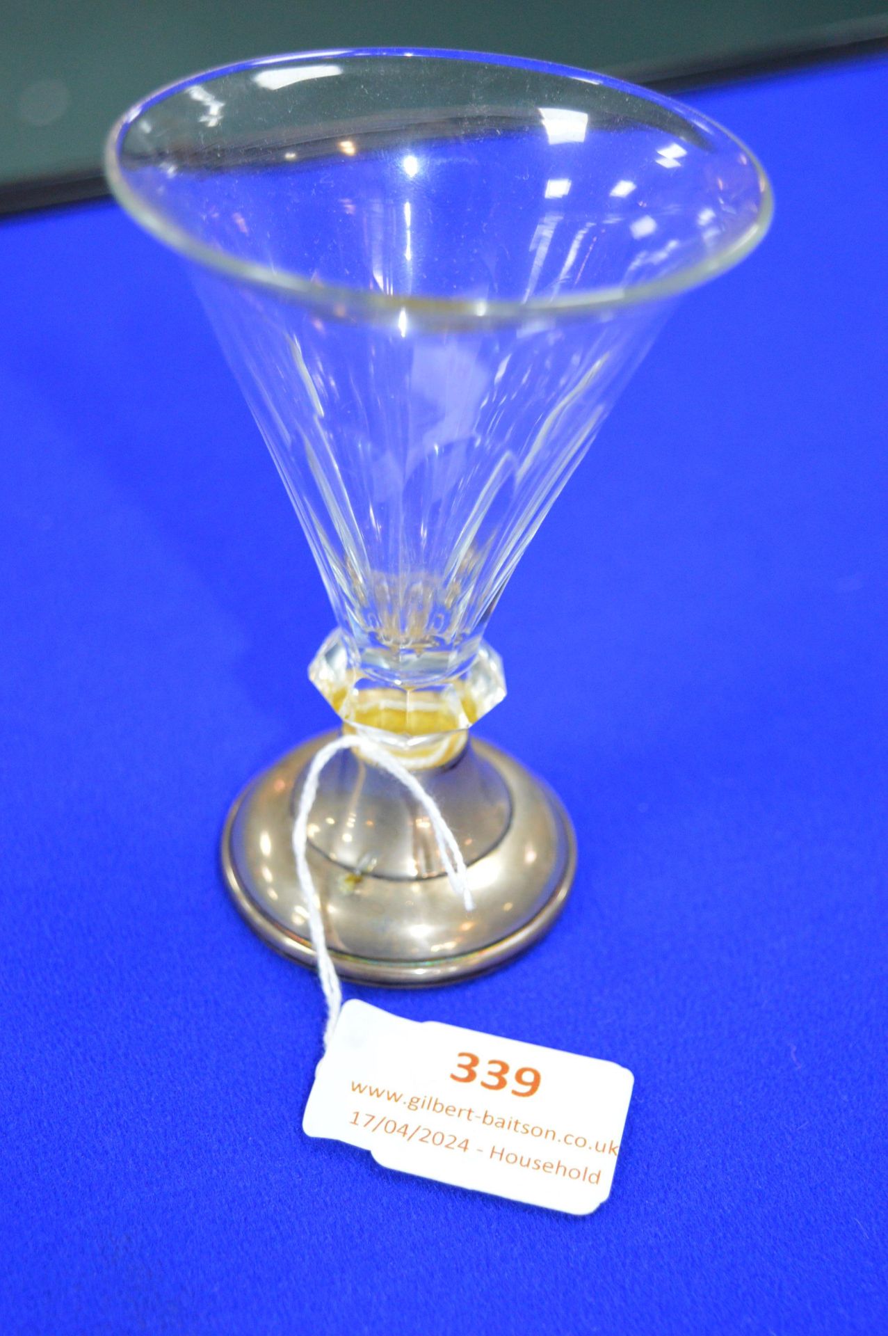 Liqueur Glass with 835 Continental Silver Base - Image 2 of 3