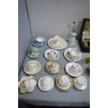 Vintage Cups and Saucers Including Shelley etc.