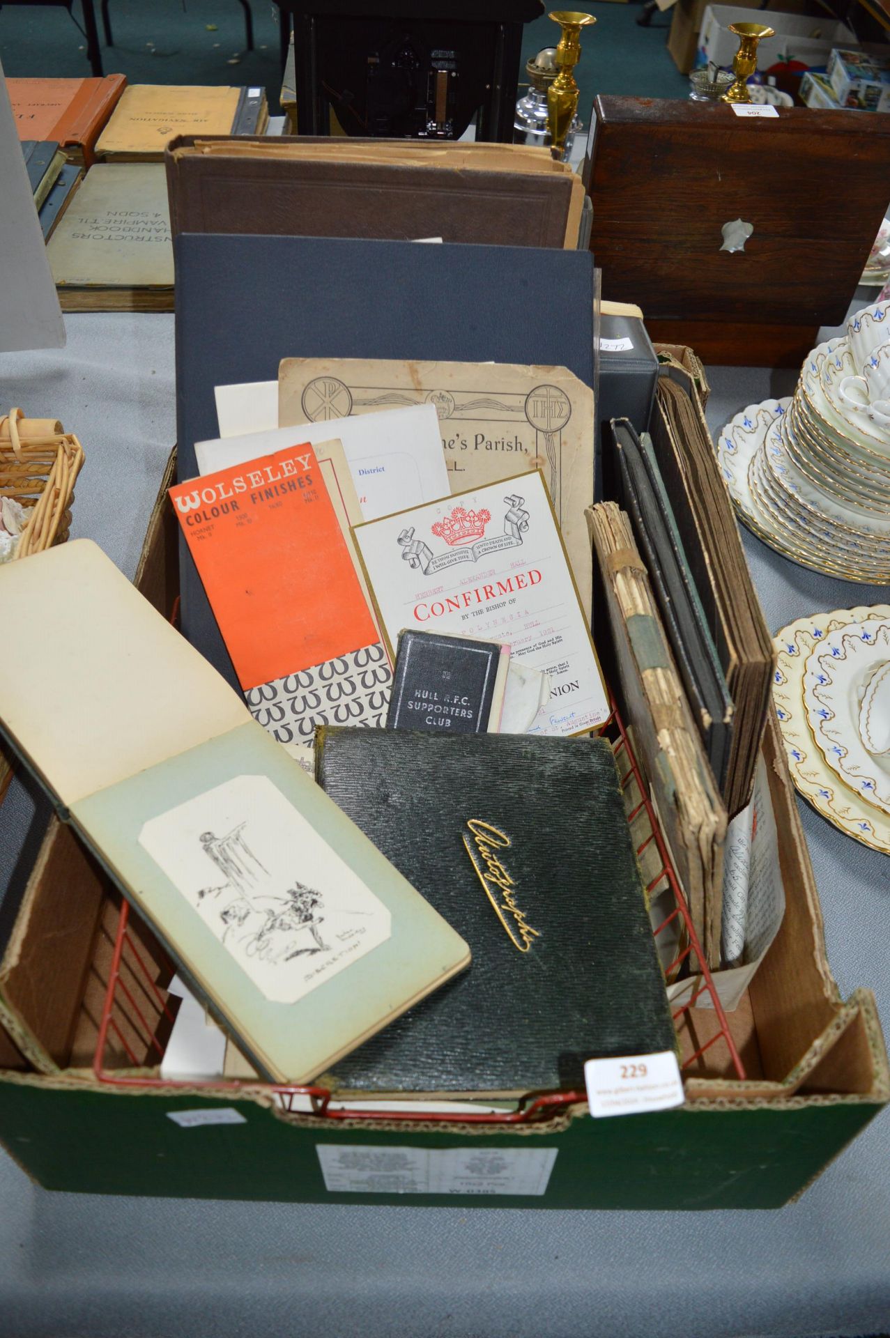 Vintage Ephemera Including Illustrated Autograph A