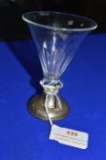 Liqueur Glass with 835 Continental Silver Base