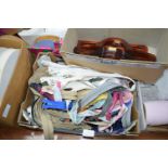 Box of Assorted Zip and a Quantity of Bag Handles