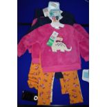 Pekkle Plush Top with Bodysuit & Pants 4pc Set Size: 18 months