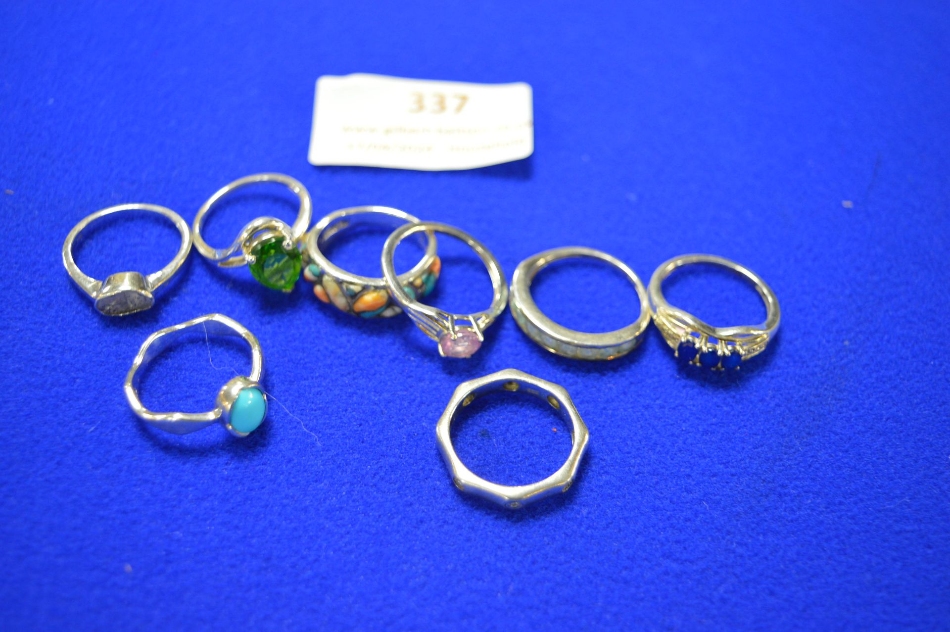 Eight 925 Sterling Silver Rings ~20g total - Image 2 of 4