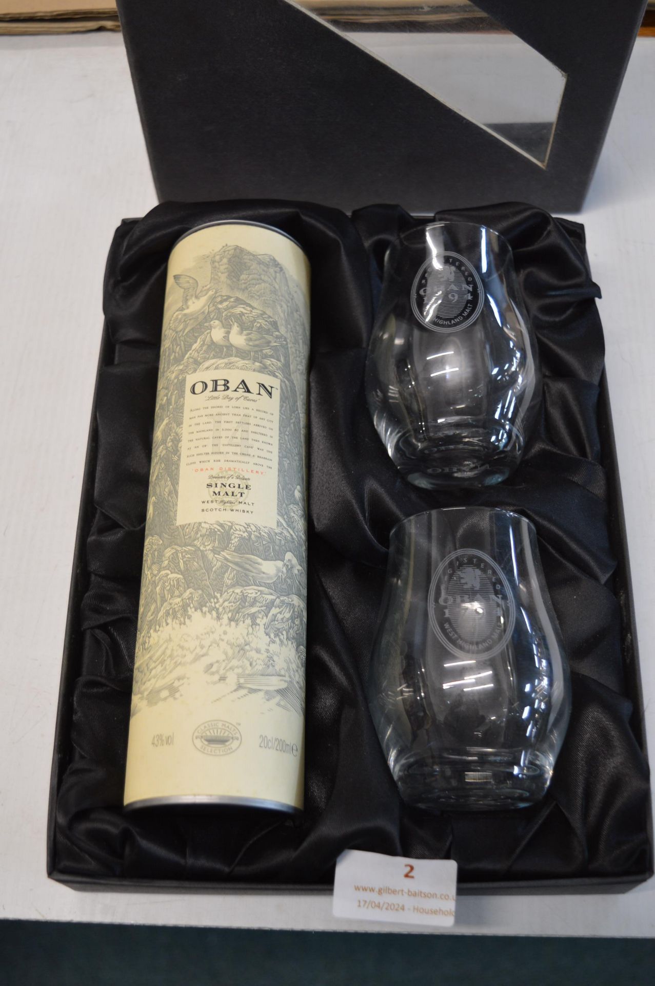 Oban Single Malt Whisky Giftset 20cl