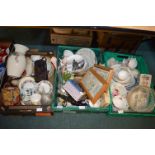 Three Boxes of Pottery & Glassware etc.