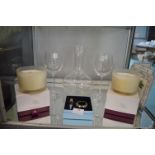 Royal Doulton Wine Glasses and Carafe, plus Scente