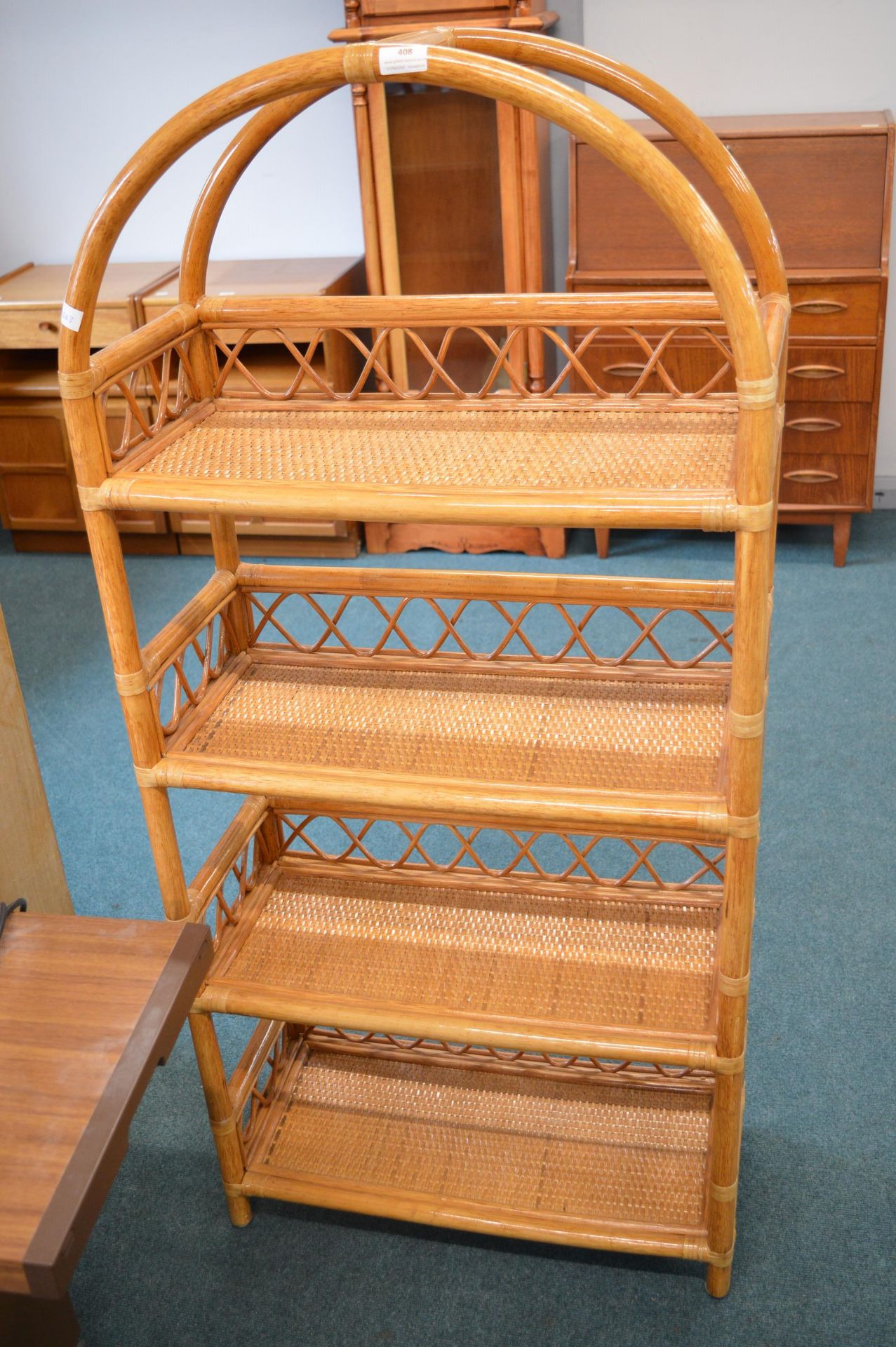 Bamboo Four Tier Shelf Unit