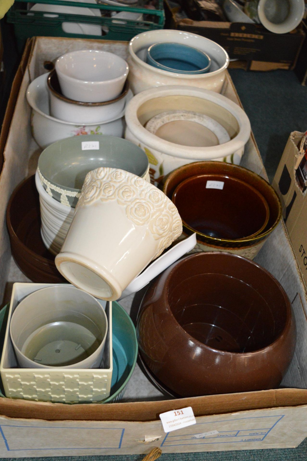 Assorted Planters - Image 2 of 2